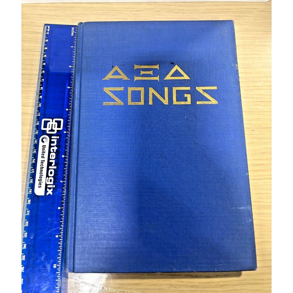 Vintage 1966 Songs Of Alpha Xi Delta 9th Edition Fraternity Song Book HC